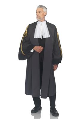 TOGA AVVOCATO PLISSÉ FERMO PURA LANA LORO PIANA TASMANIAN