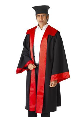 TOGA ACCADEMICA LAUREANDO PITAGORA ROSSO