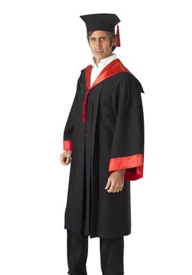TOGA ACCADEMICA LAUREANDO ARISTOTOLE ROSSO