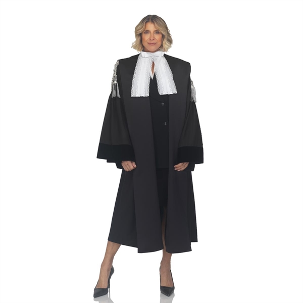 PROMOPACK TOGA AVVOCATO FILZA PURA LANA ZIGNONE ORO/NERO