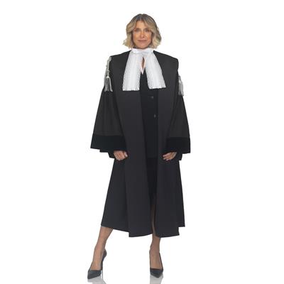 PROMOPACK TOGA AVVOCATO FILZA PURA LANA ZIGNONE ORO/NERO