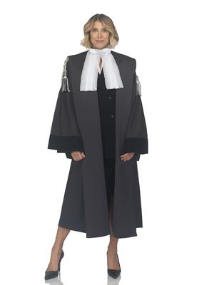 TOGA AVVOCATO PLISSÉ LIBERO PURA LANA ZIGNONE