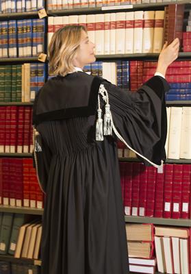 TOGA AVVOCATO PLISSÉ LIBERO LANA E SETA LORO PIANA ROYAL WISH