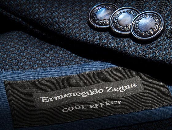Ermenegildo Zegna etichetta Cool Effect