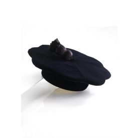 Tocco elegante per Avvocato con fiocco pon pon in seta